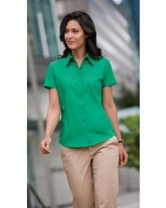 Ladies Easy Care Short Sleeve Twill