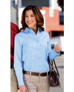 Ladies Easy Care Long Sleeve Twill